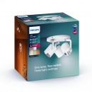 Philips 50673/31/P0 LED Deckenleuchte Byrl 3x4,3W | 2200-2700K - Szene Schalter Funktion, EyeComfort