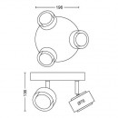 Philips 50653/30/P0 LED Spotleuchte Ferano 3x4,3W | 2700K - EyeComfort