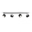 Philips 50654/30/P0 LED Decken- und Spotleuchte Ferano 4x4,3W | 2700K - EyeComfort