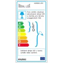Ideal Lux 158242 LED Wandleuchte mit Richtungsleuchte Nordik 1x40W | E14 - schwarz