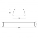 Philips 31247/31/P3 LED Wandleuchte Aqualine 1x50W | 4000K | IP65