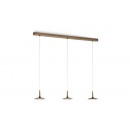 Philips LED Pendelleuchte - Kronleuchter 3x6W ATTILIO -> ersetzt 75W - bronze