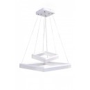 LEDKO 00285 LED Hängeleuchte Deckenleuchte 1x55W Quadro Ondaren | 3000K - weiß