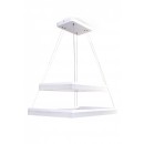 LEDKO 00285 LED Hängeleuchte Deckenleuchte 1x55W Quadro Ondaren | 3000K - weiß