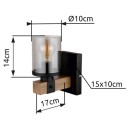 Globo 15555W Wandleuchte LILA E27