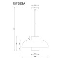 Globo 15755SA Pendelleuchte LOWE  E27