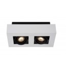 Lucide 09119/10/31 LED Decken- und Spotleuchte Xirax 2x5W | GU10 | 3000K