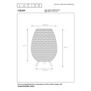 Lucide L035433630 Tischlampe COLIN  G9
