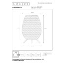 Lucide L038433630 LED Tischlampe für den Außenbereich COLIN | 3W integrierte LED-Quelle | 180lm | 3000K