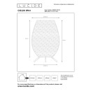 Lucide L038435030 LED Tischlampe für den Außenbereich COLIN | 3W integrierte LED-Quelle | 180lm | 3000K