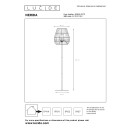 Lucide L038458172 Stehlampe NERIDA E27