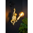 Lucide 10202/01/30 EXTRAVAGANZA CHIMP dekorative Wandlampe 1xE27 - schwarz, gold