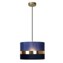 Lucide 10409/01/35 EXTRAVAGANZA TUSSE Hängeleuchte D300mm | 1xE27 - blau, gold