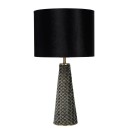 Lucide 10501/81/30 Tischlampe Extravaganza Velvet - 1x40w | E27 - schwarz, Metall, Schalter