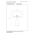 Lucide 10501/81/30 Tischlampe Extravaganza Velvet - 1x40w | E27 - schwarz, Metall, Schalter