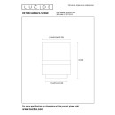 Lucide 10508/01/66 EXTRAVAGANZA TUSSE Tischleuchte H220mm | 1xE14 - Rosa, Messing