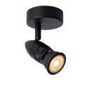 Lucide 13955/01/30 CARO Decken- oder Wandstrahler D90mm | 1xGU10 - schwarz