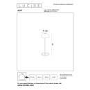 Lucide L155000266 LED Tischlampe für den Außenbereich JOY | 1,5W integrierte LED-Quelle | 190lm | 3000K