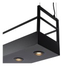 Lucide 21427/06/30 MIRAVELLE abgehängte Deckenleuchte 6xGU10 - schwarz
