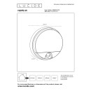Lucide L228631030 LED Außenwandleuchte HUPS IR | 10W integrierte LED-Quelle | 1000lm | 3000K