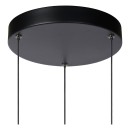 Lucide 24402/15/30 MARGARY Pendel-Deckenleuchte LED 3x4W | 1300lm | 2700 K - schwarz