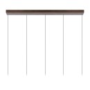 Lucide 24402/30/96 MARGARY Pendel-Deckenleuchte LED 5x4,2W | 2300lm | 2700K - Kaffee
