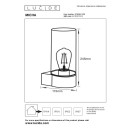 Lucide L278380130 Außenwandleuchte MICHA E27