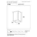 Lucide L278830131 Außenwandleuchte CLAIRE  E27