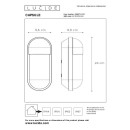 Lucide L298970131 Außenwandleuchte CAPSULE E27