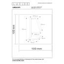 Lucide L302950130 Wandleuchte GREGORY  E27