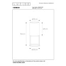 Lucide L305628130 Tischlampe HERMAN  E27