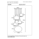 Lucide L344380561 Pendelleuchte JULIUS  E27