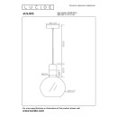 Lucide L344382061 Pendelleuchte JULIUS  E27