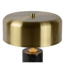 Lucide 34540/03/30 Tischlampe Mirasol 3x7W | G9 - schwarzer Marmor