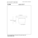 Lucide 35913/01/33 FLORIS Deckenstrahler D100mm | 1xGU10 - grün, Messing