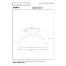 Lucide L451960135 Deckenleuchte SIEMON  E27