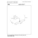 Lucide L452990230 Wandleuchte VINZ  G9