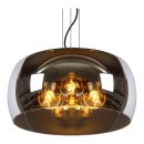 Lucide 45401/50/65 OLIVIA Deckenleuchte D400mm | 3xE27 - schwarz, Rauchglas