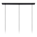 Lucide 45494/03/65 JOANET Deckenleuchte 3xE27 - schwarz, Messing, Rauchglas