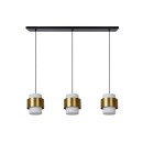 Lucide 45497/03/02 FIRMIN Deckenlampe 3xE27 - Messing, opal