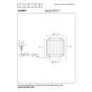 Lucide 45595/01/31 Tischlampe Sueno 1x40w | E14 - weiß, Kabelschalter