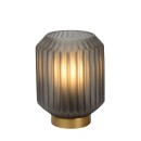 Lucide 45595/01/51 Tischlampe Sueno 1x40w | E14 - Grau, Kabelschalter