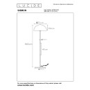 Lucide L457960144 Stehlampe SIEMON  E27