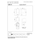 Lucide L698030230 Außenwandleuchte ZARO IR GU10
