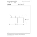 Lucide L741150330 Deckenleuchte FUDRAL  E27