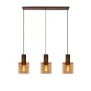 Lucide 74405/03/62 Pendelleuchte Toledo 3x60W | E27