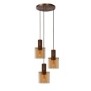 Lucide 74405/13/62 Pendelleuchte Toledo 3x60W | E27