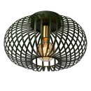 Lucide 78174/40/33 Deckenleuchte Magali 1x60w | E27 - Grün, Metall, dimmbar