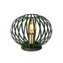 Lucide 78574/25/33 Tischlampe Manuel 1x40w | E27 - Grün, Metall, Kabelschalter