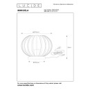 Lucide 78574/25/33 Tischlampe Manuel 1x40w | E27 - Grün, Metall, Kabelschalter